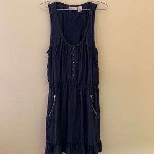 DKNY Blue Sleeveless Summer Mini Dress